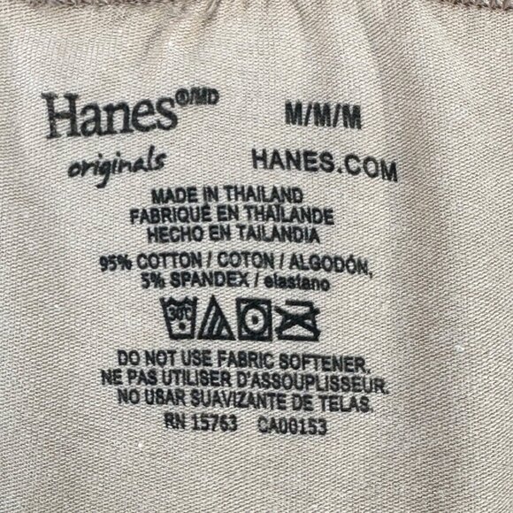 Hanes Originals Women's Size Medium Panty Hipster Beige New With Tags - Picture 5 of 8